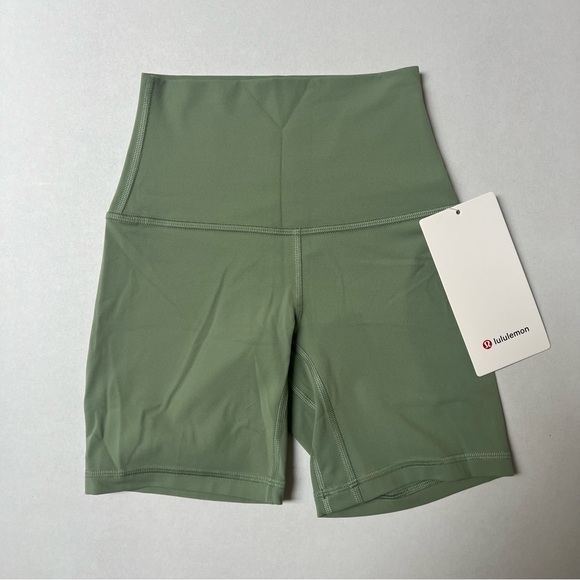 NWT Lululemon Align High Rise Short 6” Desert Green Women’s Shorts Size 0 - Picture 5 of 8